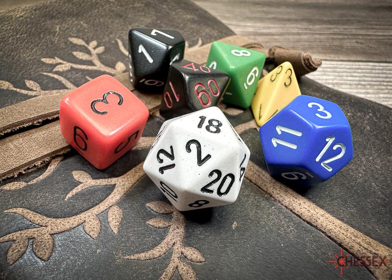 Chessex: Nostalgia Opaque GM Beginner Player Polyhedral Rollenspiel Set (7)