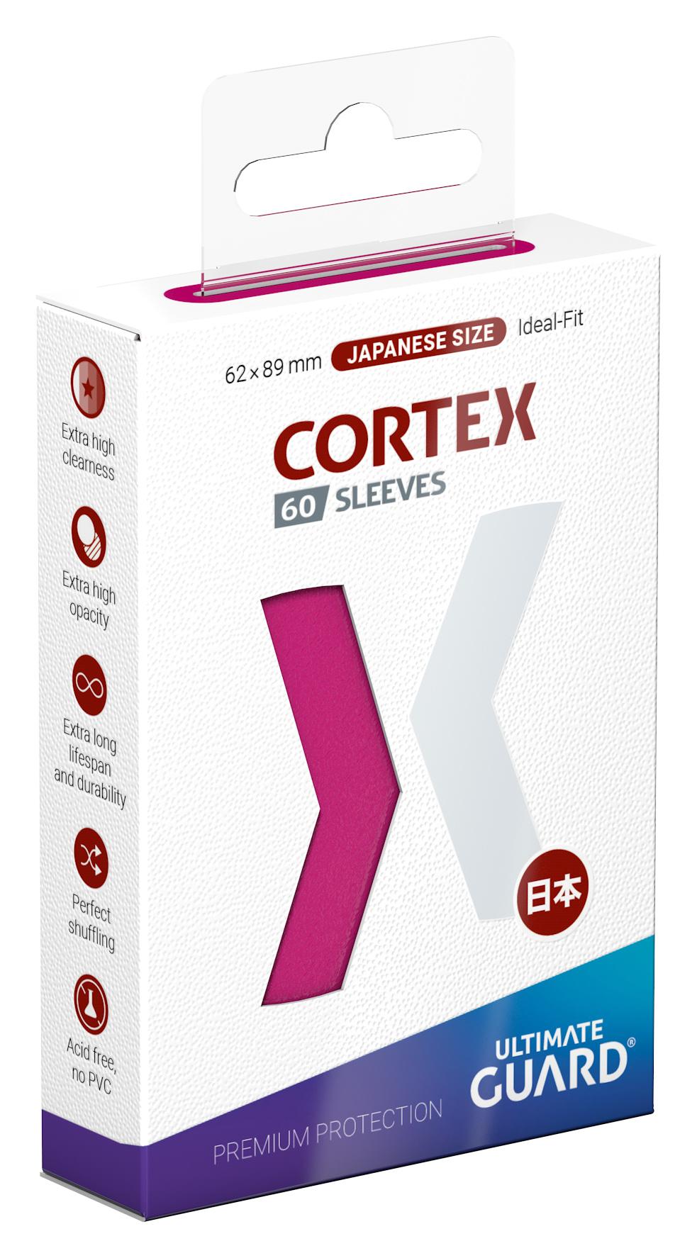 Ultimate Guard Cortex Sleeves Japanese Size Pink (60) Ultimate Guard Cortex Sleeves Japanese Size Pink (60)