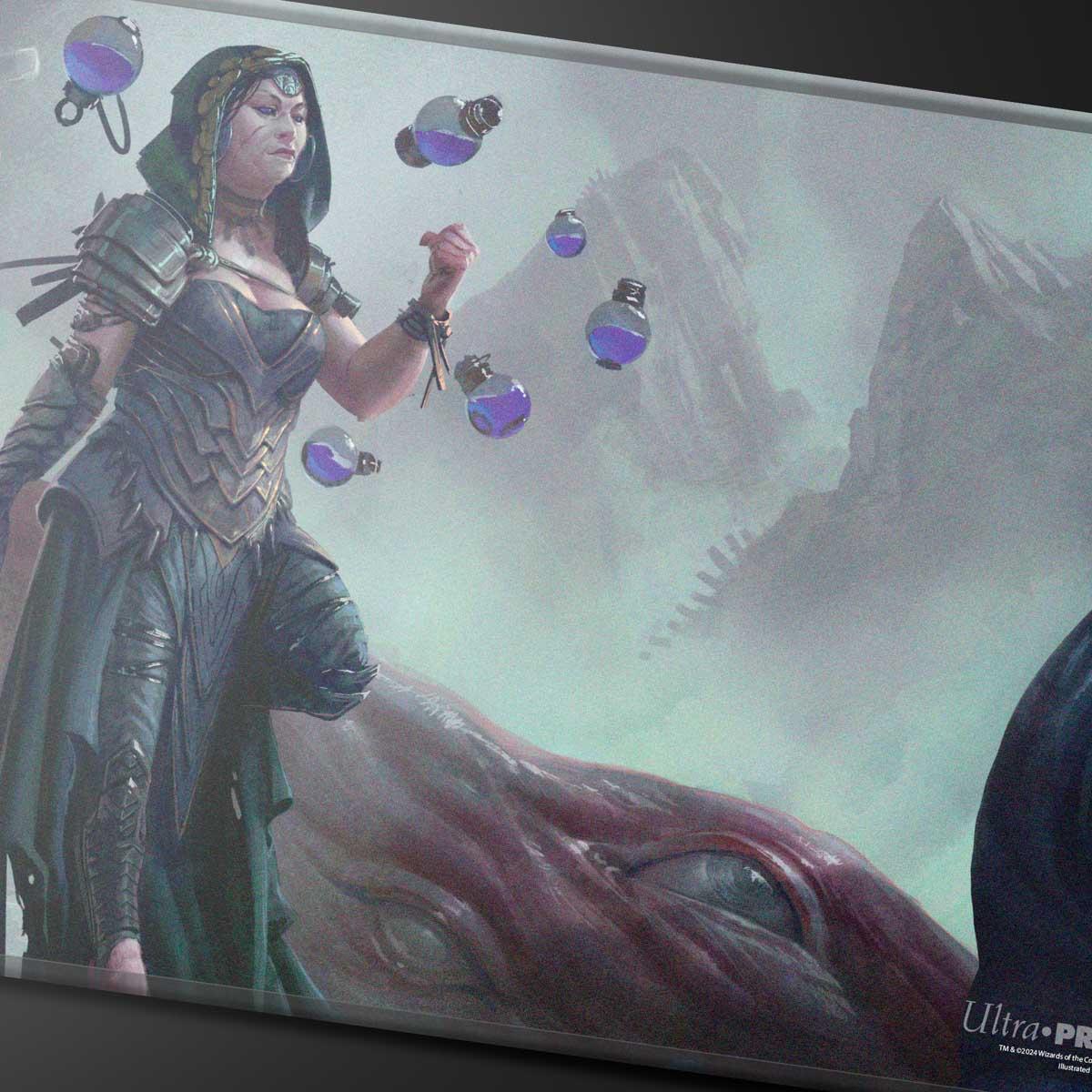 Ultra Pro Commander Series - Release 4 - Three Color Shard - Q4 2024 Stitched Edge Playmat Kess for Magic: The Gathering