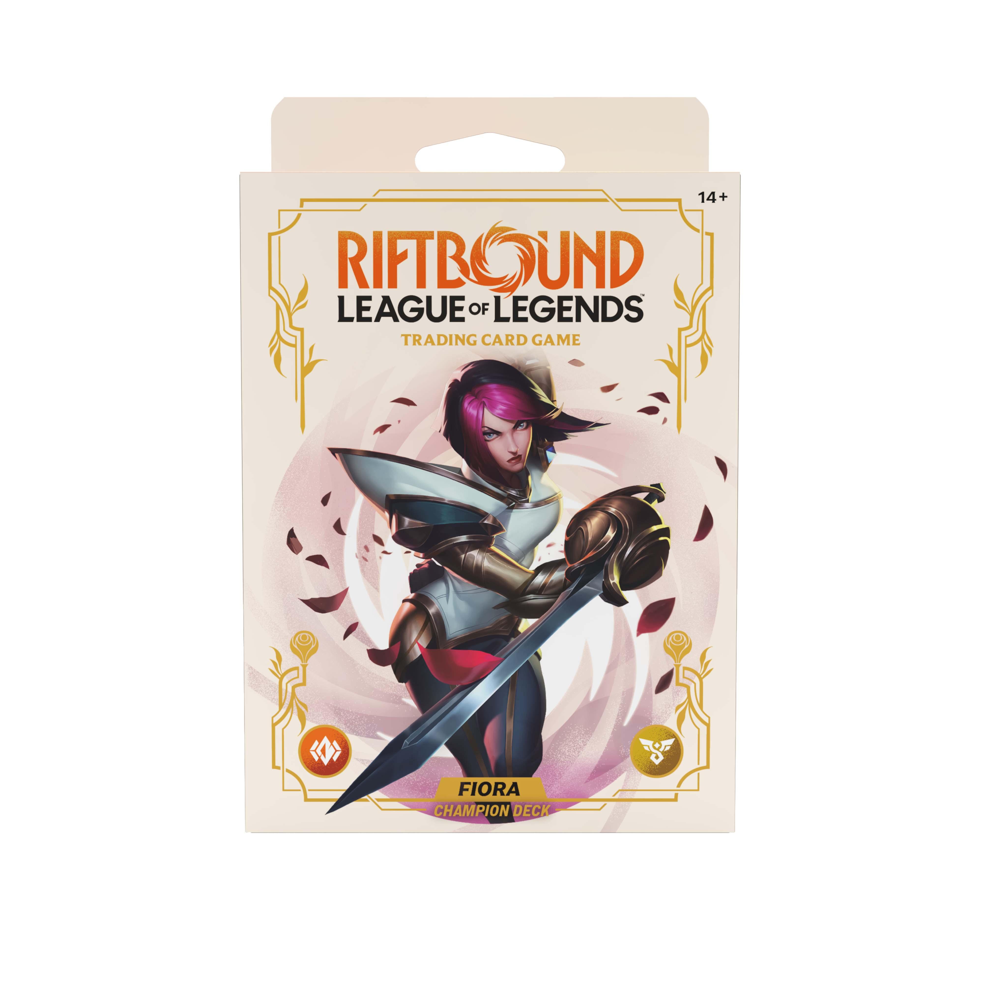 Riftbound: League of Legends TCG - Spiritforged Champion Deck Fiora Display (4) EN