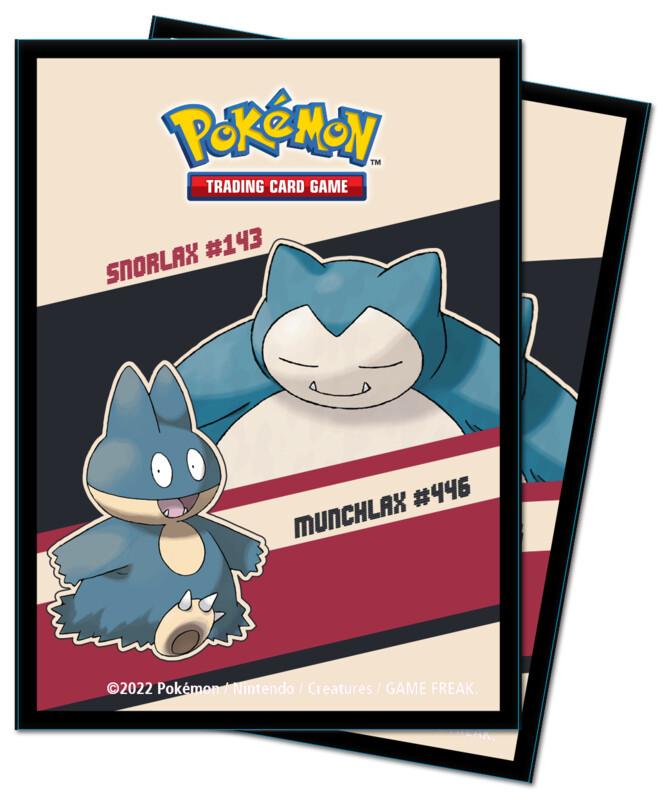 Ultra Pro - Pokemon: Snorlax & Munchlax 65ct Deck Protector Sleeves 