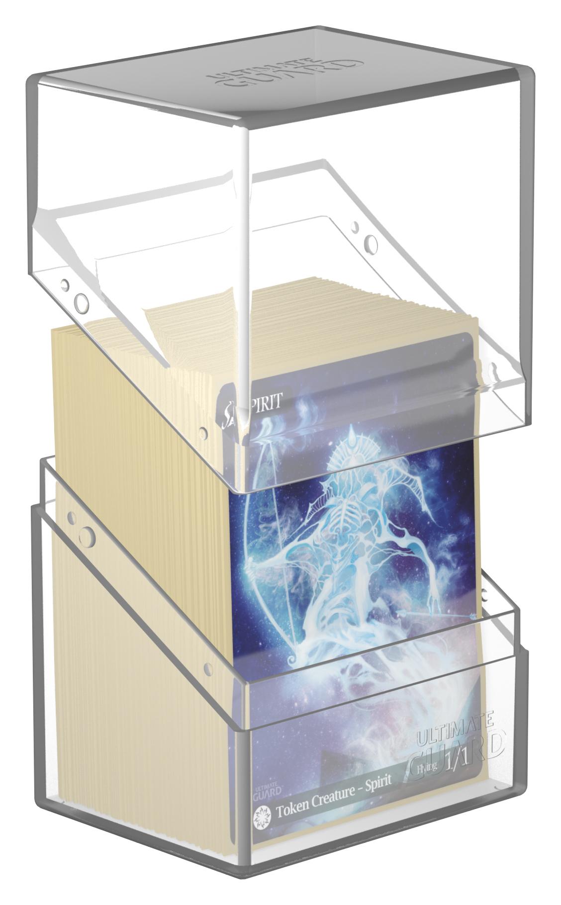 Ultimate Guard - Boulder Deck Case 80+ Standardgröße Transparent