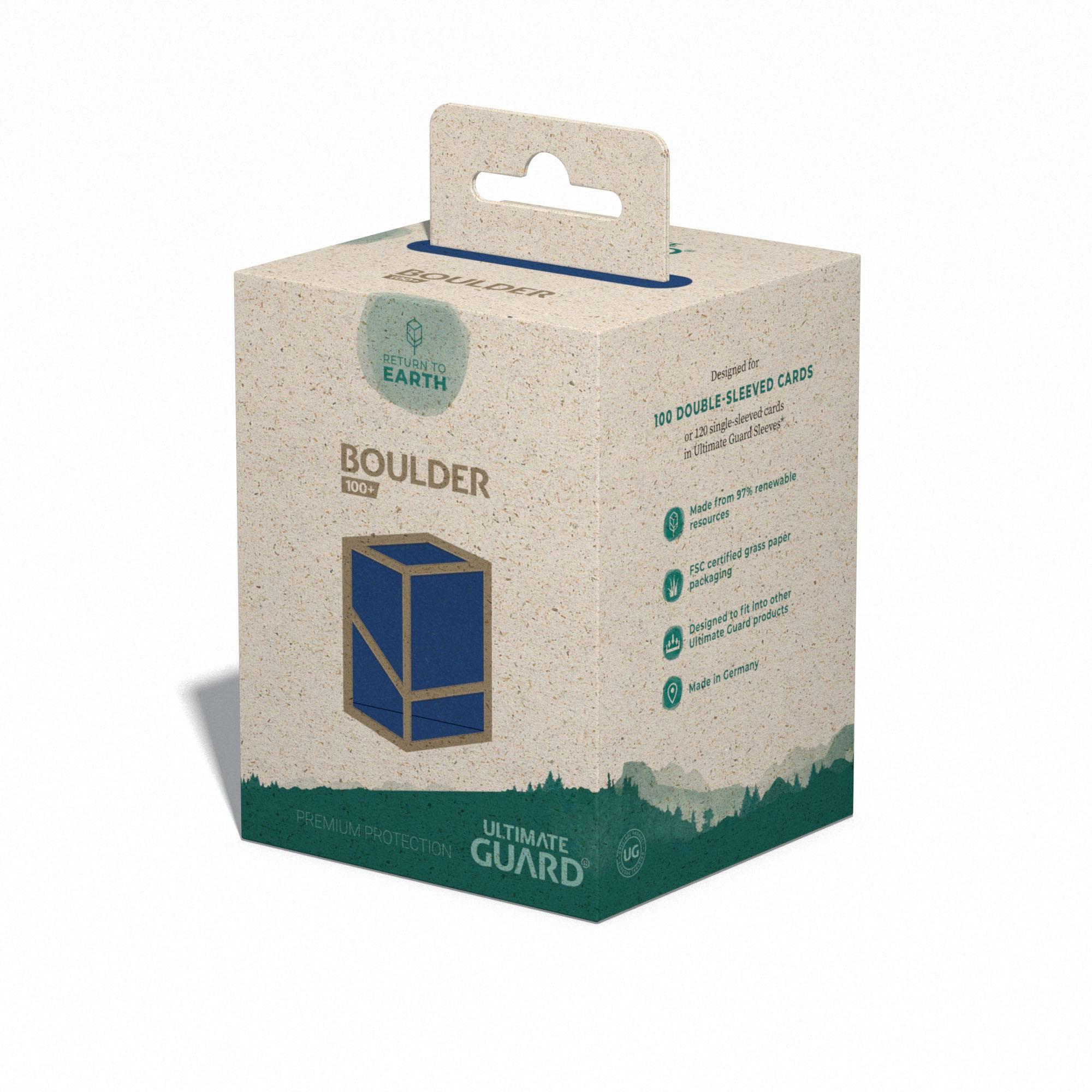 Ultimate Guard - Return To Earth Boulder Deck Case 100+ Standard Size Blau