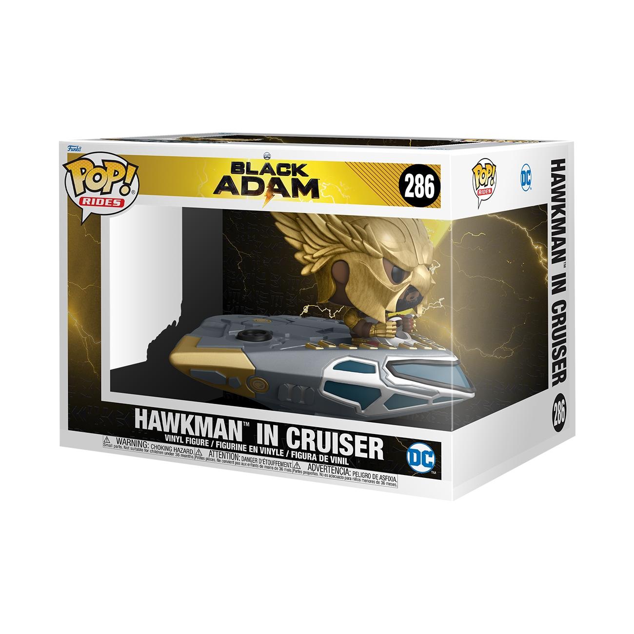 POP Ride SUPDLX: Black Adam - Hawkman in Cruiser