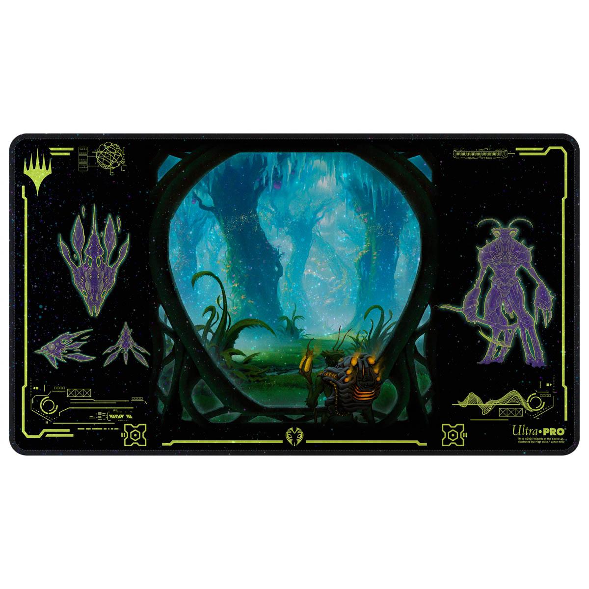 Ultra Pro - Edge of Eternities Holofoil Playmat Green Mythic for Magic: The Gathering Ultra Pro - Edge of Eternities Holofoil Playmat Green Mythic for Magic: The Gathering