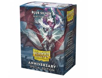 Dragon Shield Standard Matte Dual Sleeves - Special Edition - Blue Silver (100 Sleeves) Dragon Shield Standard Matte Dual Sleeves - Special Edition - Blue Silver (100 Sleeves)