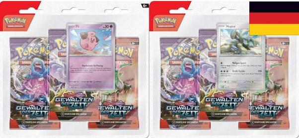 Pokemon KP05 Gewalten der Zeit 3-Pack Blister Set (2) DE