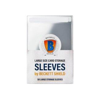 Beckett Shield - 50 Large Storage Sleeves Beckett Shield - 50 Large Storage Sleeves
