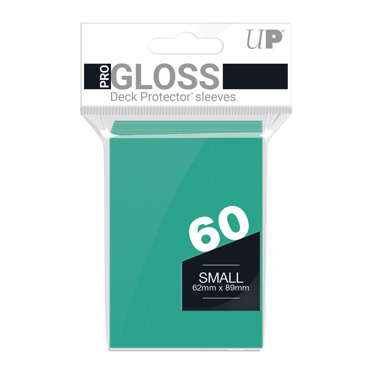 Ultra Pro - PRO-Gloss 60ct Small Deck Protector sleeves: Aqua