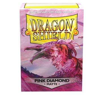 Dragon Shield Standard Sleeves - Pink Diamond (100 Sleeves) Dragon Shield Standard Sleeves - Pink Diamond (100 Sleeves)