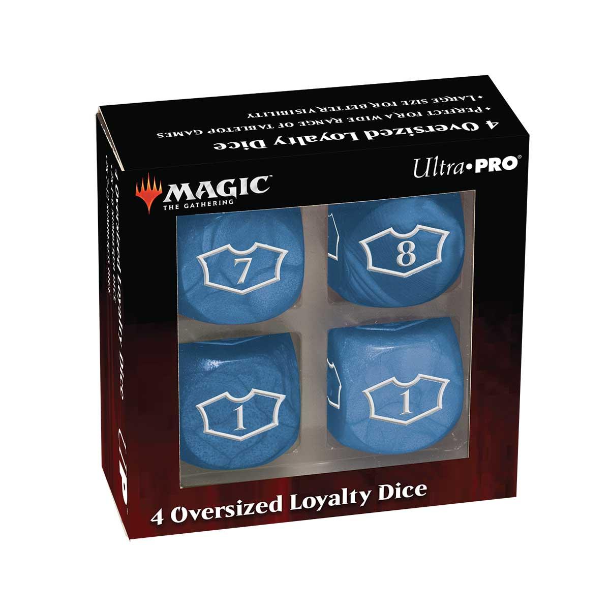 UP - Deluxe 22MM Island Loyalty Dice Set with 7-12 for Magic: The Gathering