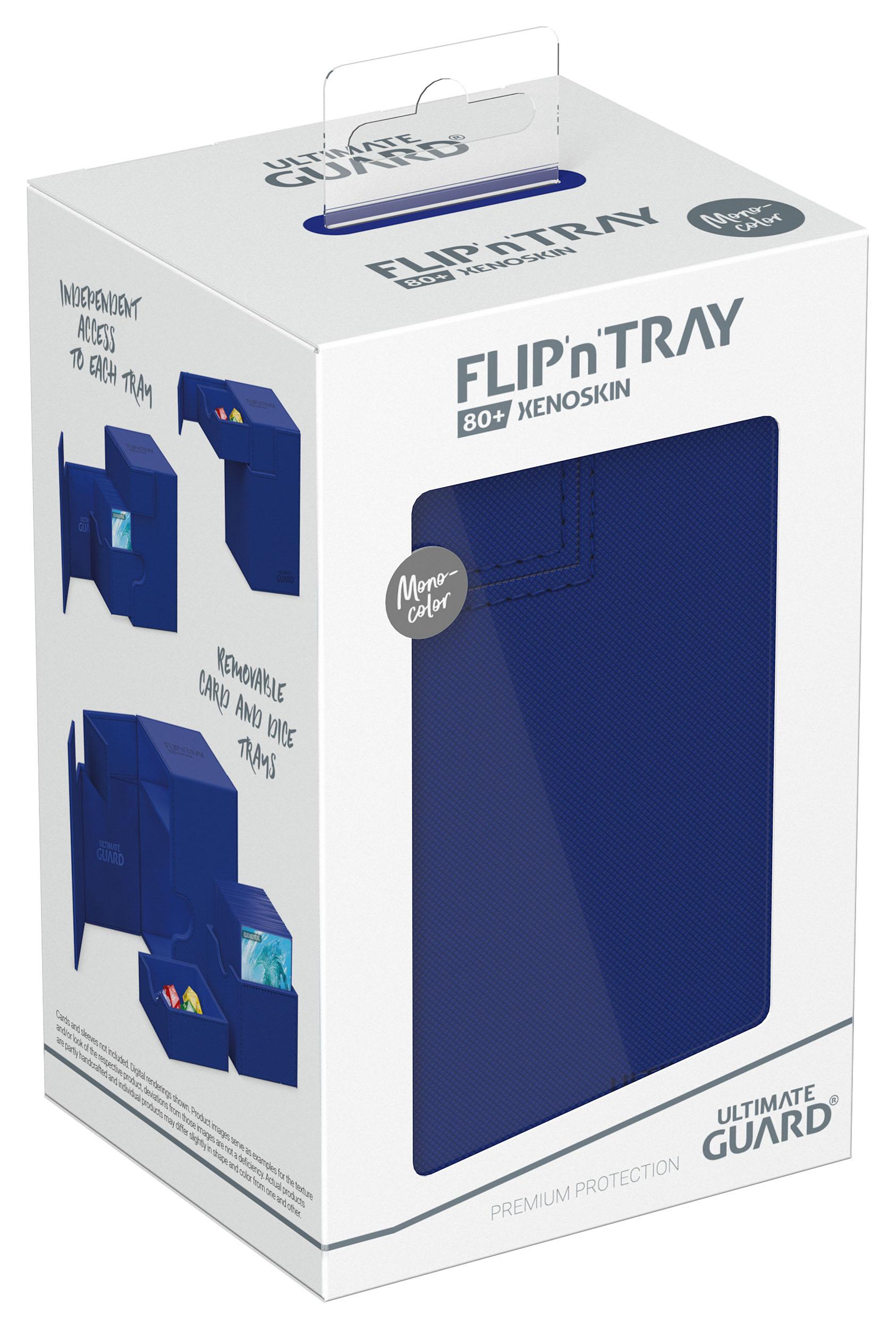 Ultimate Guard Flip'n'Tray 80+ XenoSkin Monocolor Blau