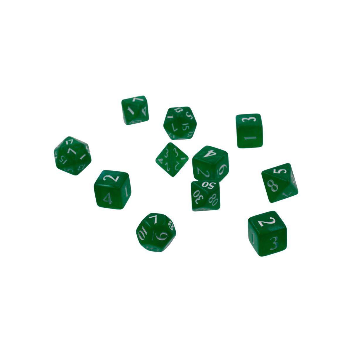 UP - Eclipse 11 Dice Set - Forest Green UP - Eclipse 11 Dice Set - Forest Green