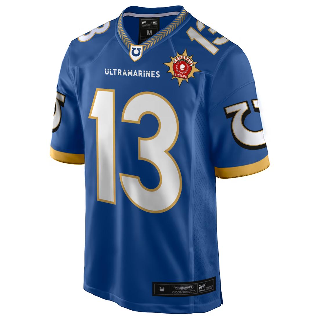 Warhammer 40000 Ultramarines Sports Jersey Shirt Warhammer 40000 Ultramarines Sports Jersey Shirt