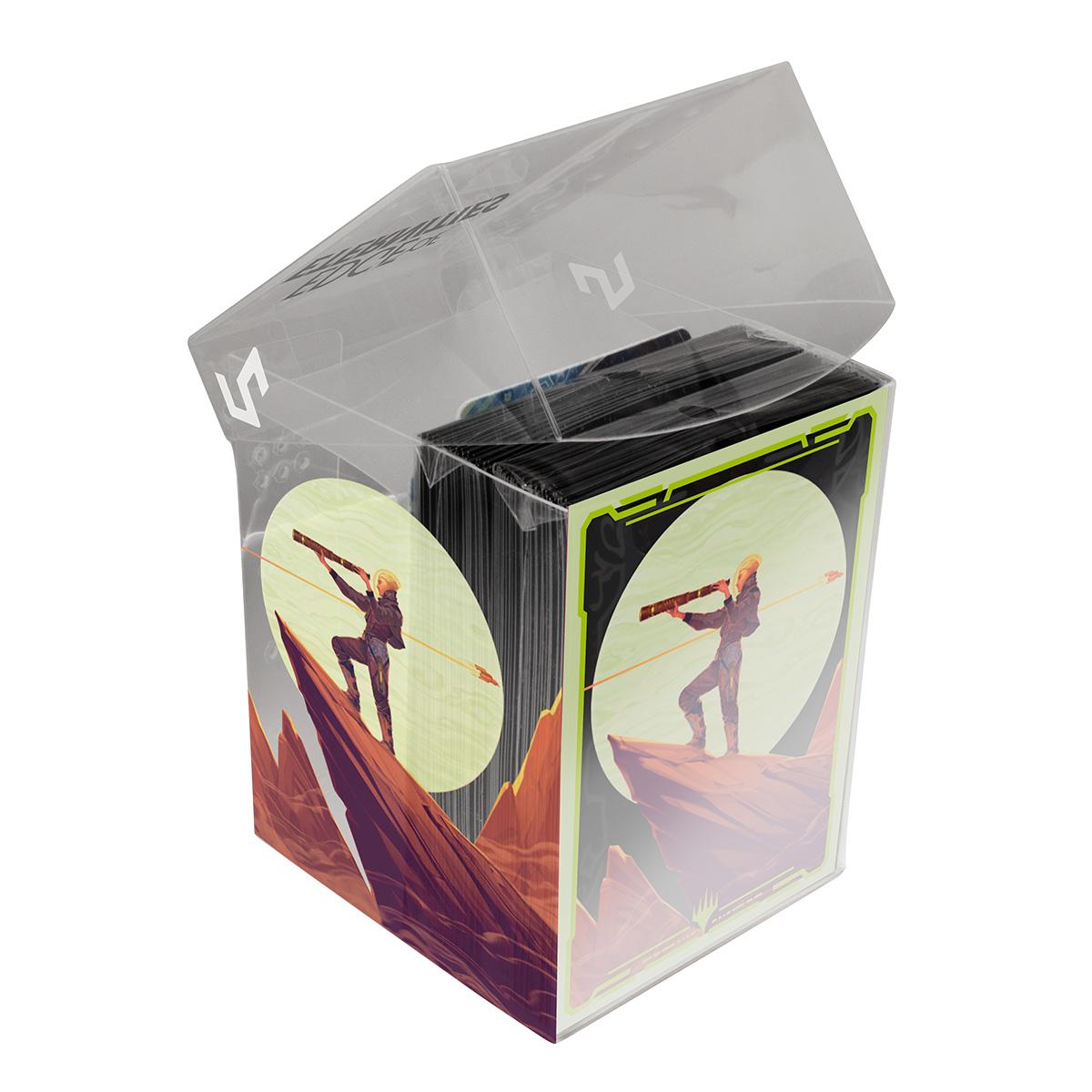 Ultra Pro - Edge of Eternities 100ct Deck Protector Sleeves in Clear Box Key Character Mythic for Magic: The Gathering