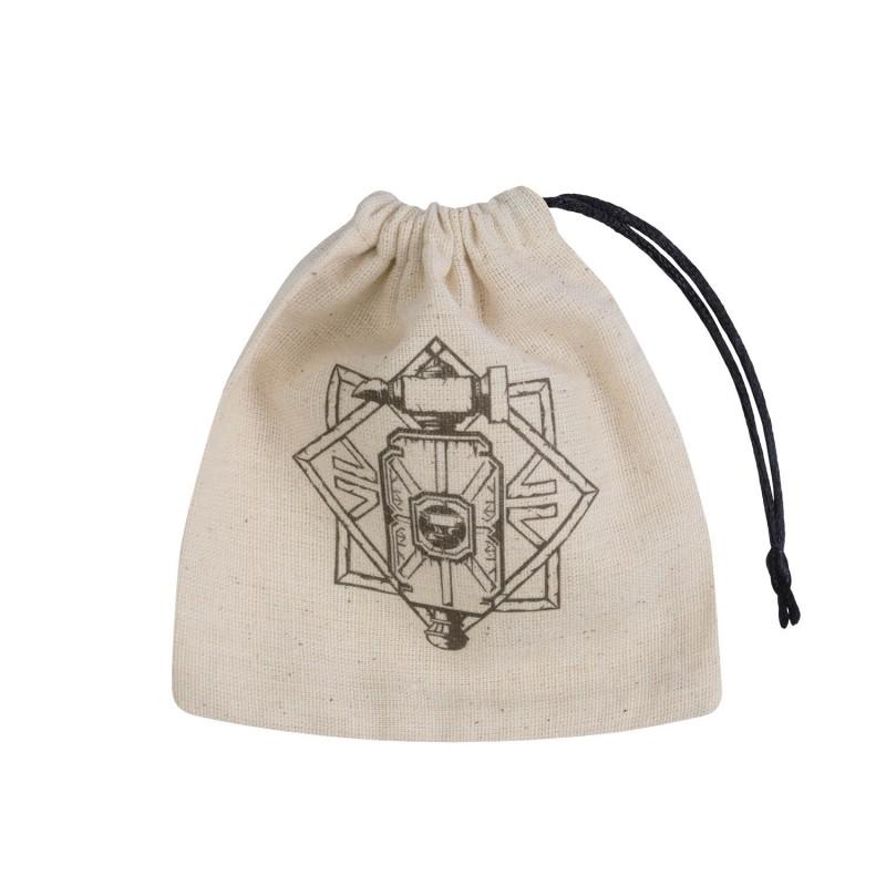 Dwarven Beige & black Basic Dice Bag Dwarven Beige & black Basic Dice Bag