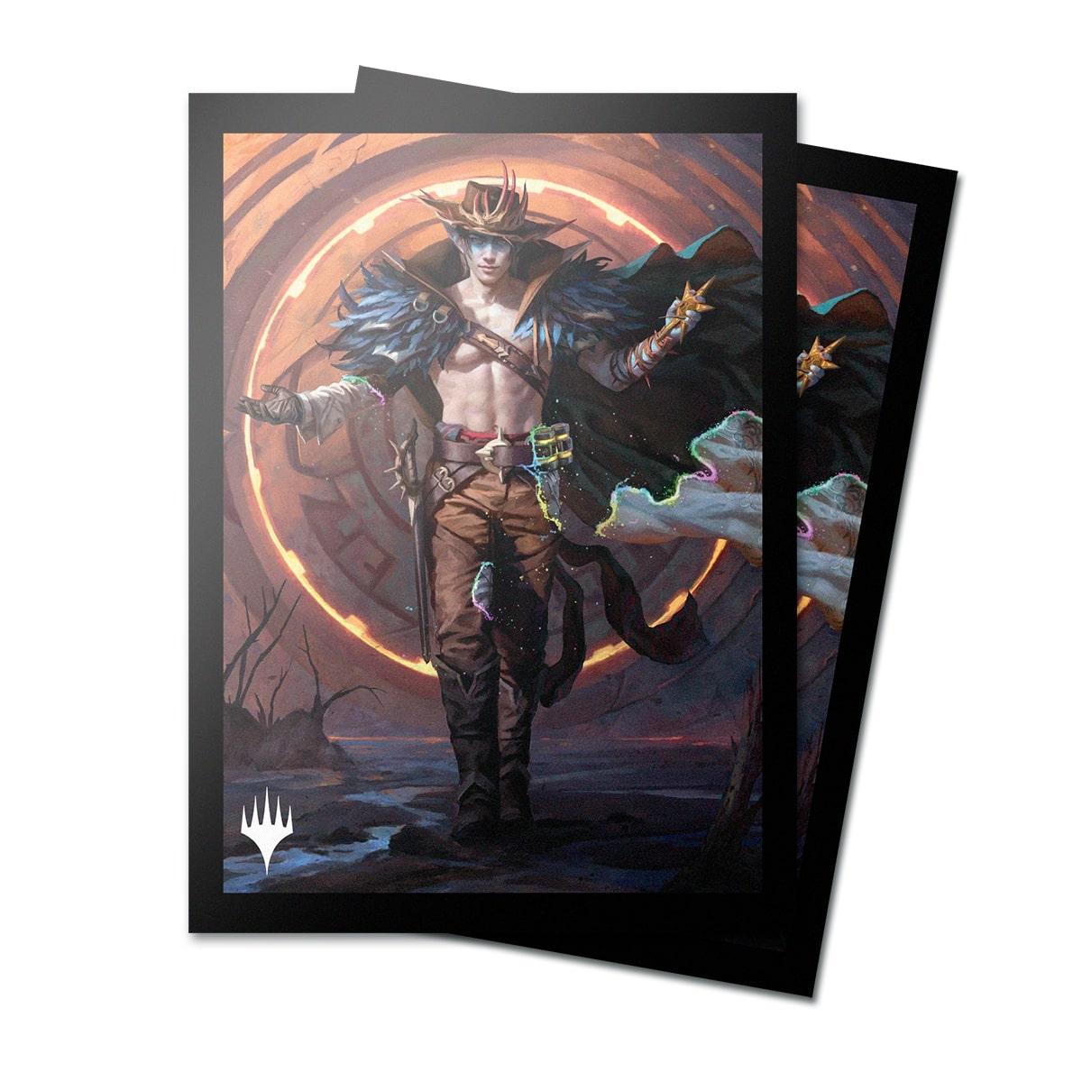 Ultra Pro - Outlaws of Thunder Junction 100ct Deck Protector Sleeves Key Art 4 for Magic: The Gathering