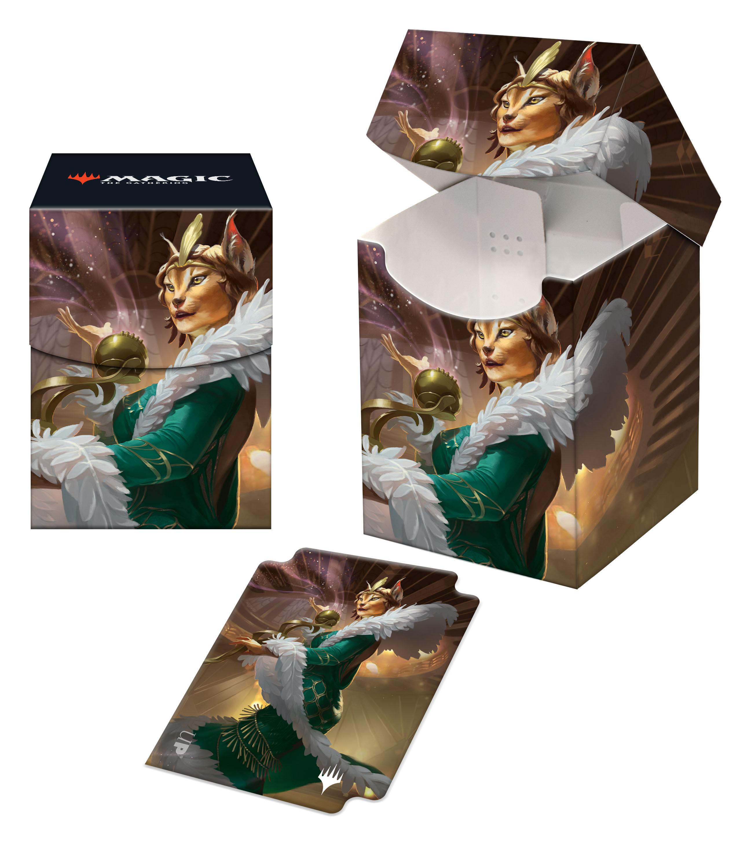 UP - Magic: The Gathering Streets of New Capenna 100+ Deck Box featruing Kitt Kanto, Mayhem Diva UP - Magic: The Gathering Streets of New Capenna 100+ Deck Box featruing Kitt Kanto, Mayhem Diva