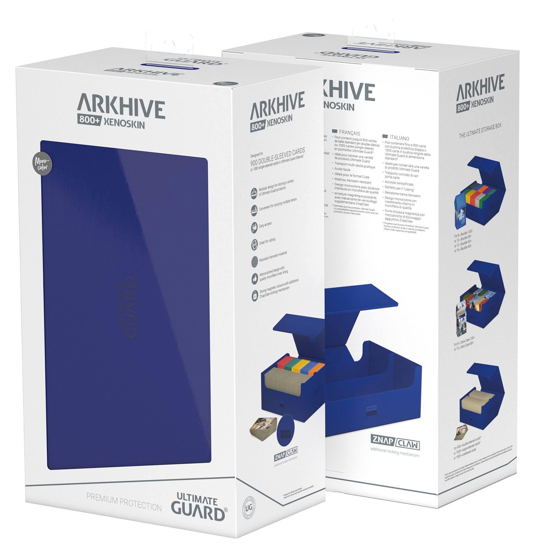 Ultimate Guard Arkhive 800+ XenoSkin Monocolor Blau