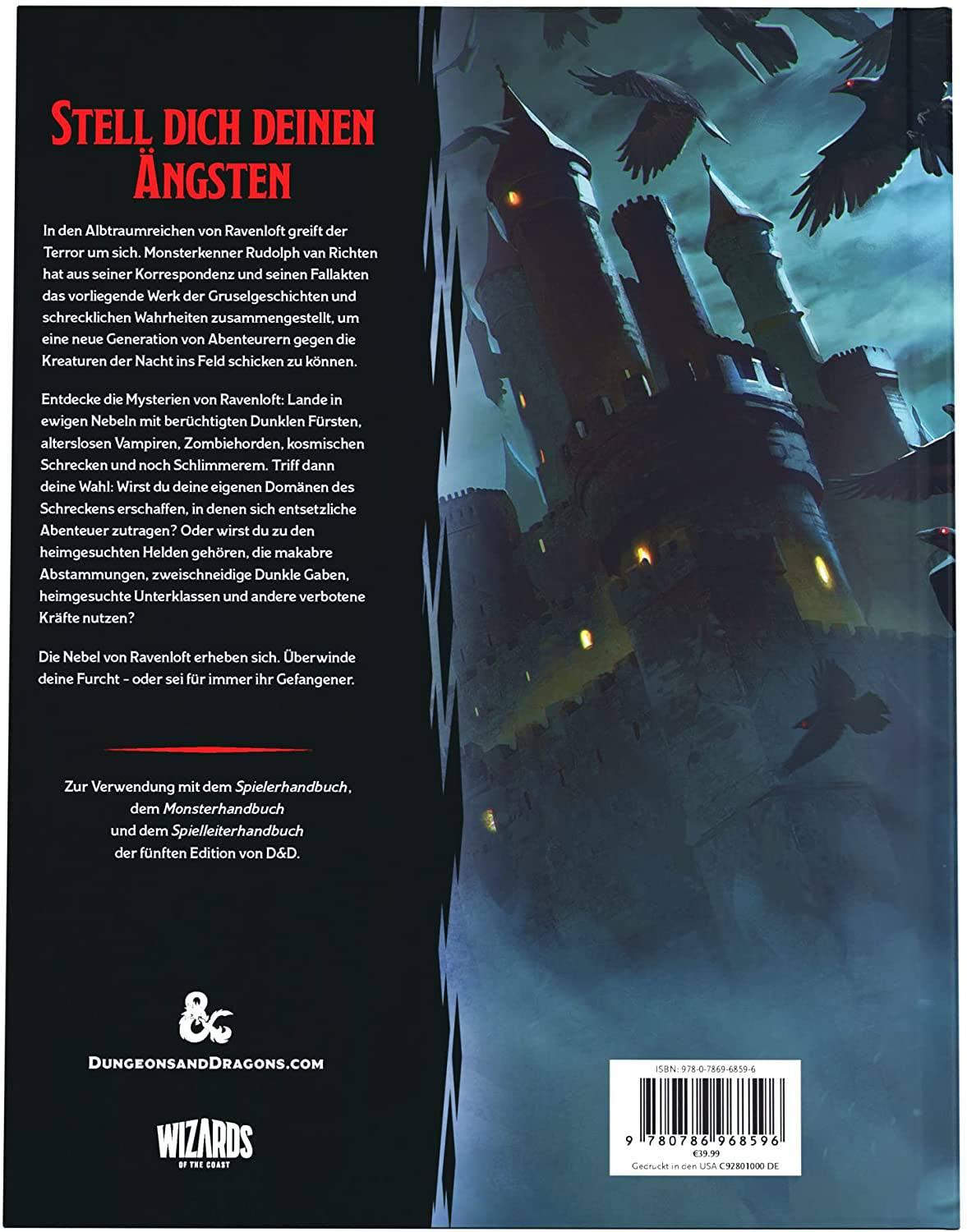 D&D Van Richten's Guide to Ravenloft DE (HC)