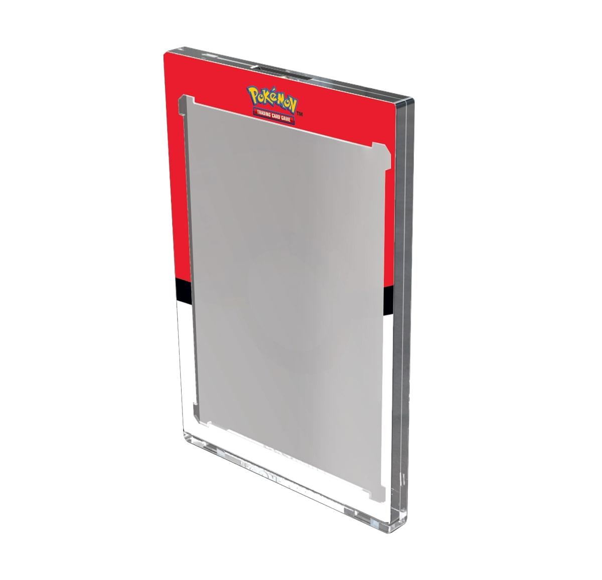 Ultra Pro - Single 35 Pt ONE-TOUCH Edge - Poké Ball Printed Magnetic Card Holder