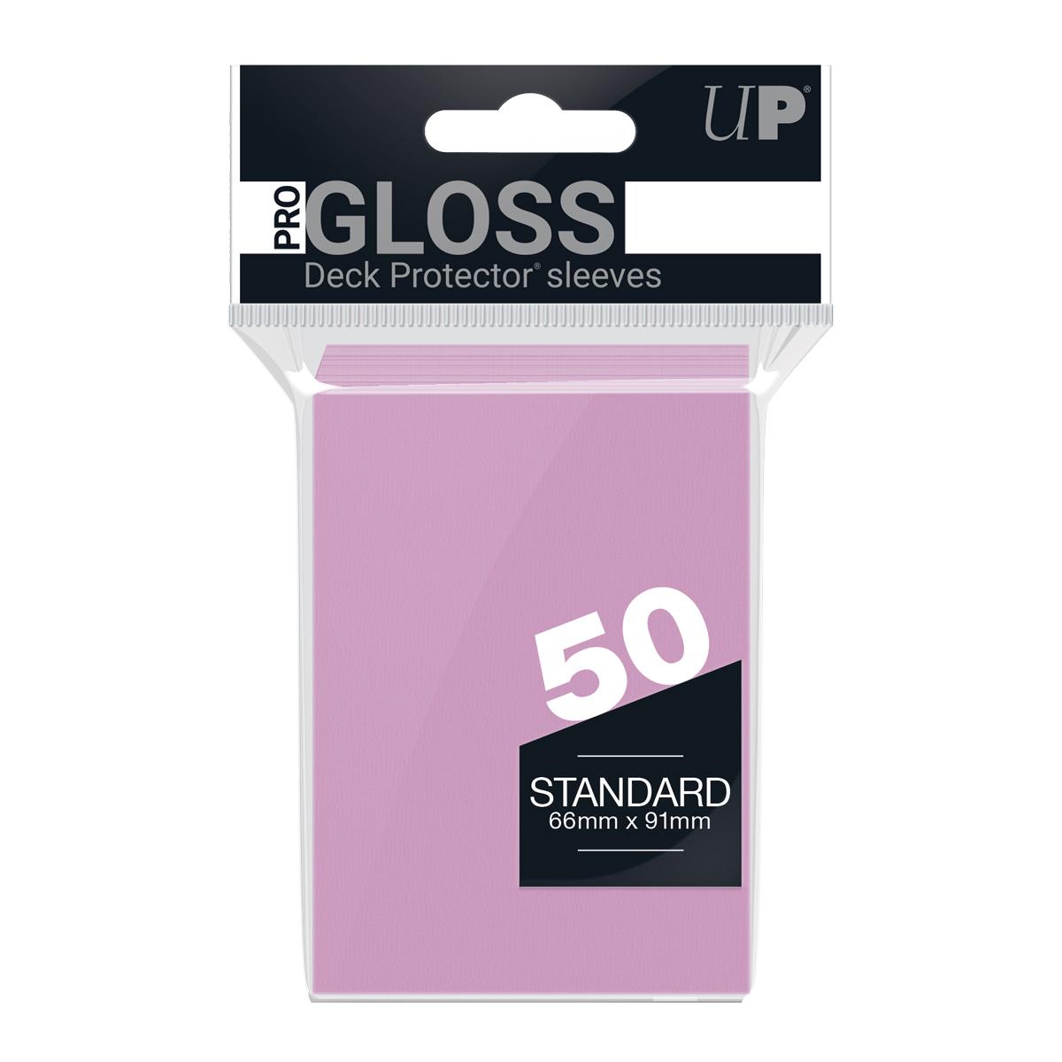 PRO-Gloss 50ct Standard Deck Protector® sleeves: Bright Pink PRO-Gloss 50ct Standard Deck Protector® sleeves: Bright Pink