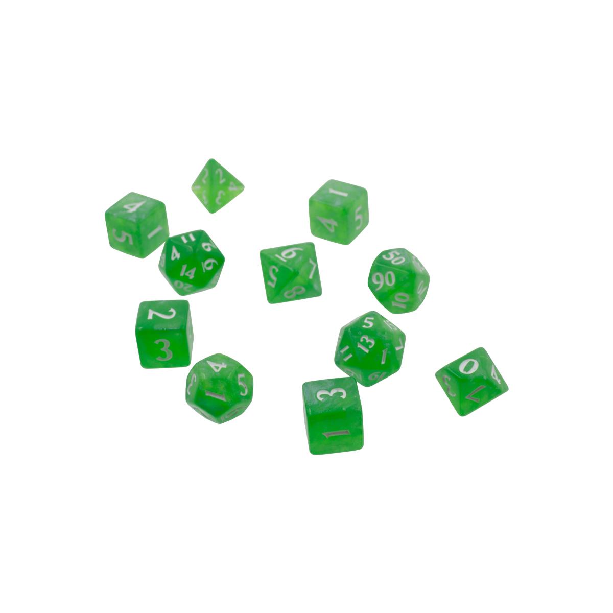 UP - Eclipse 11 Dice Set - Lime Green UP - Eclipse 11 Dice Set - Lime Green