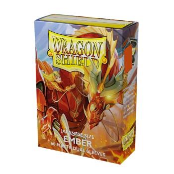 Dragon Shield Japanese size Dual Matte Sleeves - Ember 'Alaria, Warrior Princess' (60 Sleeves)