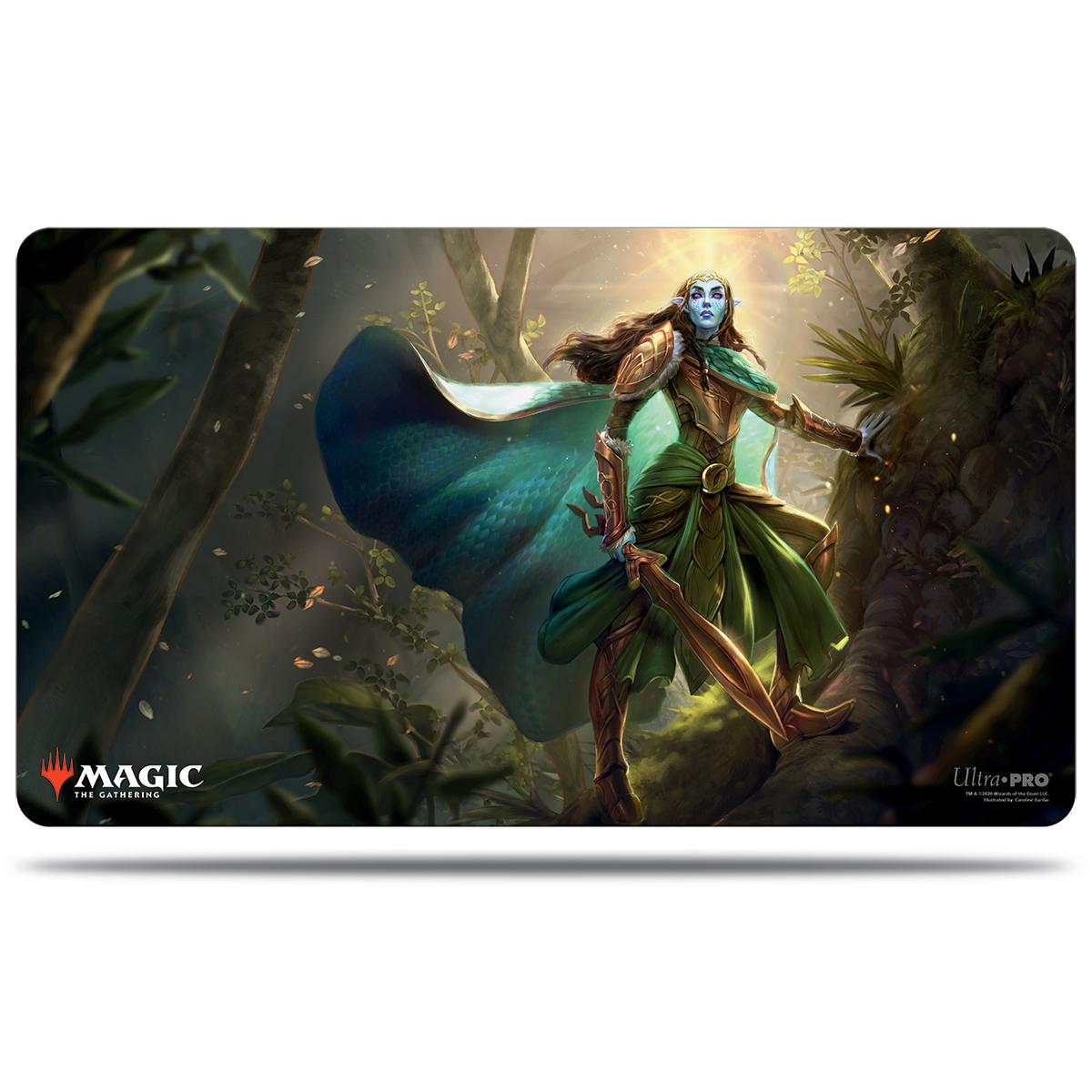 UP - Kaldheim Playmat featuring Lathril, Blade of the Elves for Magic: The Gathering UP - Kaldheim Playmat featuring Lathril, Blade of the Elves for Magic: The Gathering