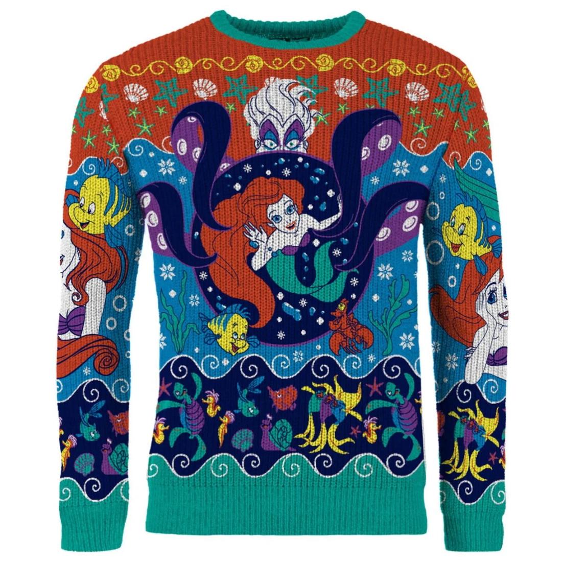 The Little Mermaid Ariel Christmas Jumper The Little Mermaid Ariel Christmas Jumper