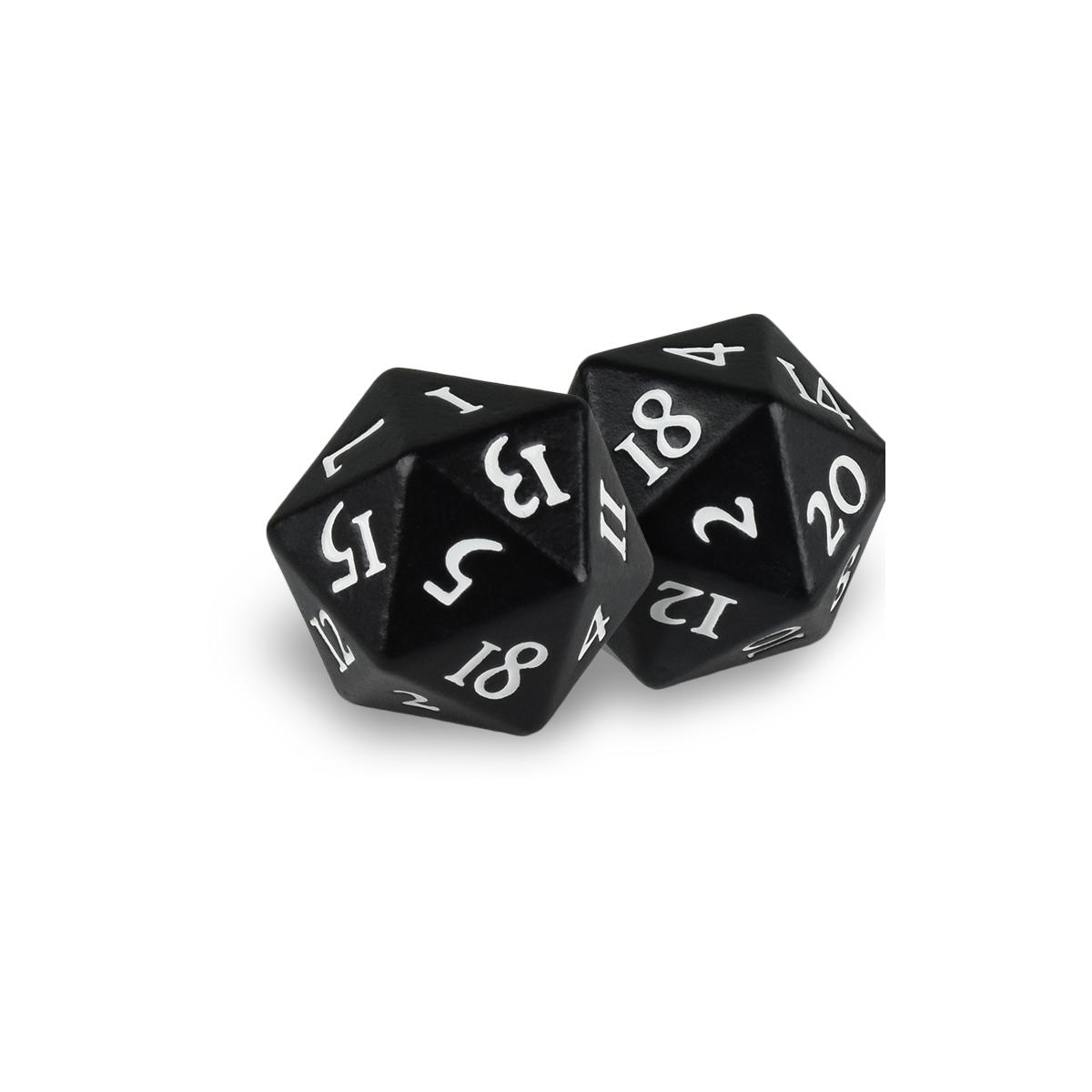 Ultra Pro - Heavy Metal D20 Dice: Black Magic