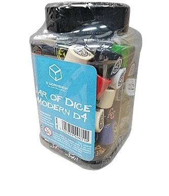 Jar of Modern d4 Dice