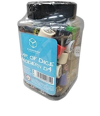 Jar of Modern d4 Dice Jar of Modern d4 Dice