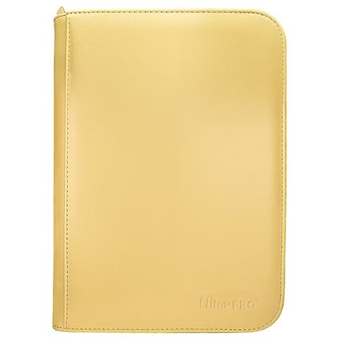 Ultra Pro - Vivid 4-Pocket Zippered PRO-Binder: Yellow