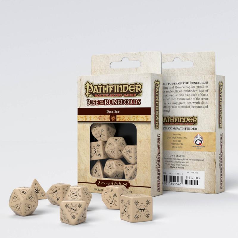 Pathfinder Rise of Runelords Dice Set (7) Pathfinder Rise of Runelords Dice Set (7)