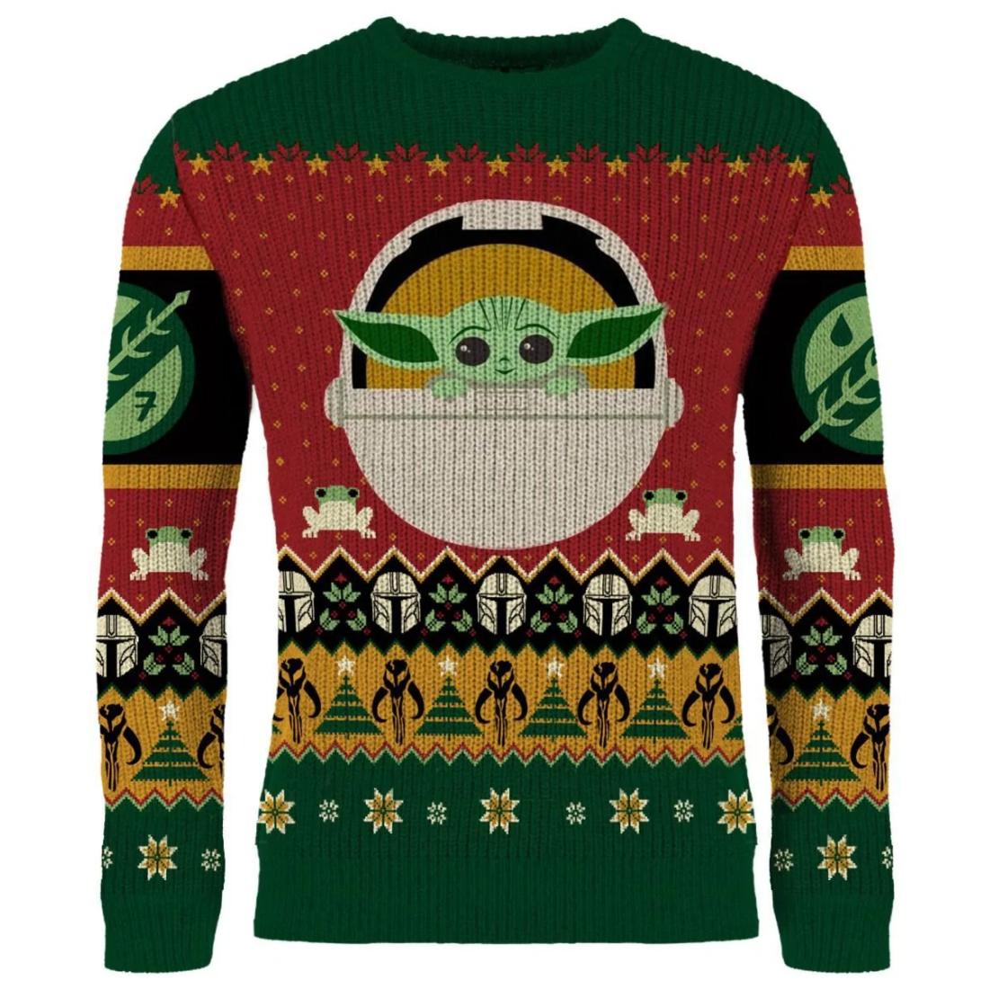 Star Wars The Child Christmas Jumper - Größe: S Star Wars The Child Christmas Jumper - Größe: S