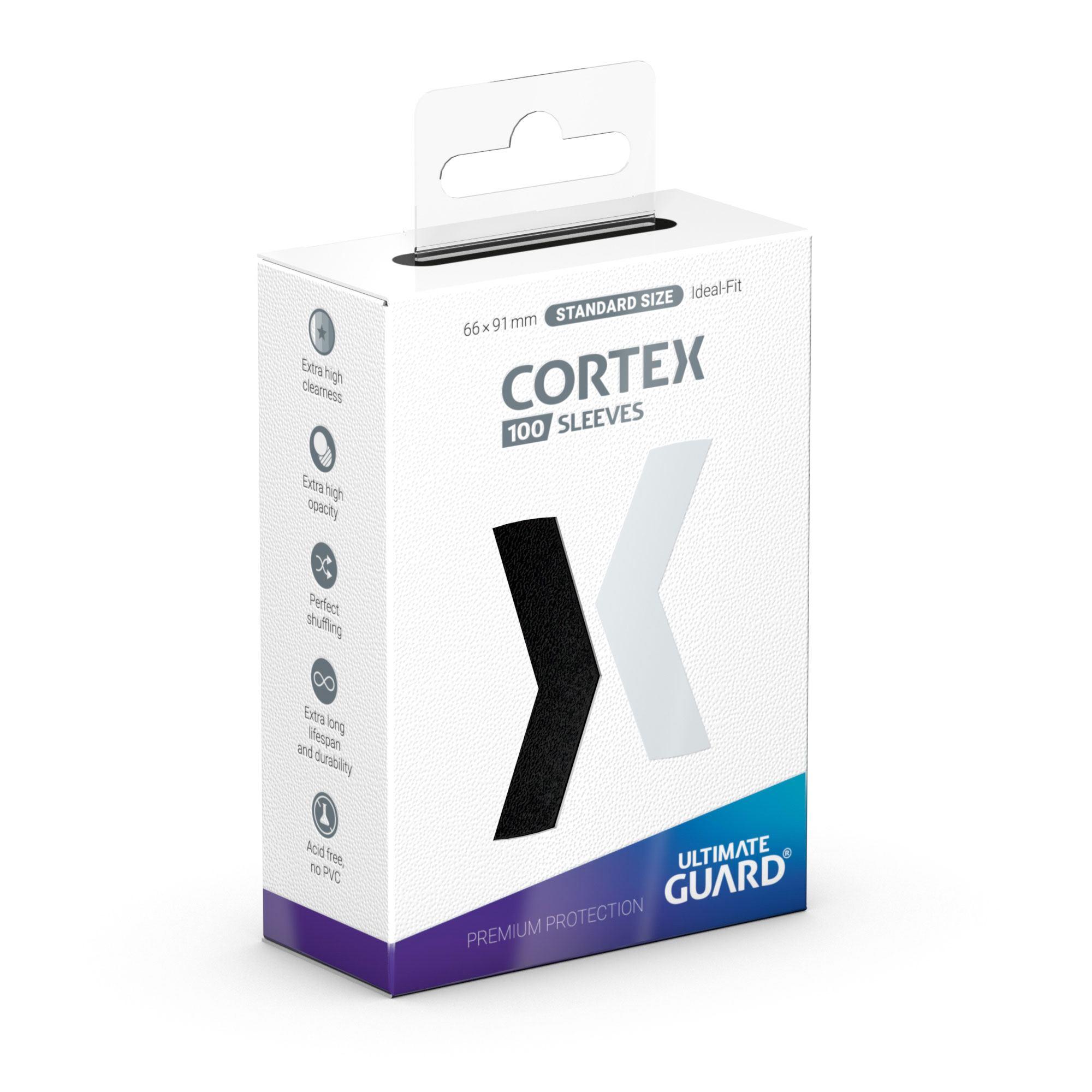 Ultimate Guard Cortex Sleeves (100) Standard Size Black Ultimate Guard Cortex Sleeves (100) Standard Size Black