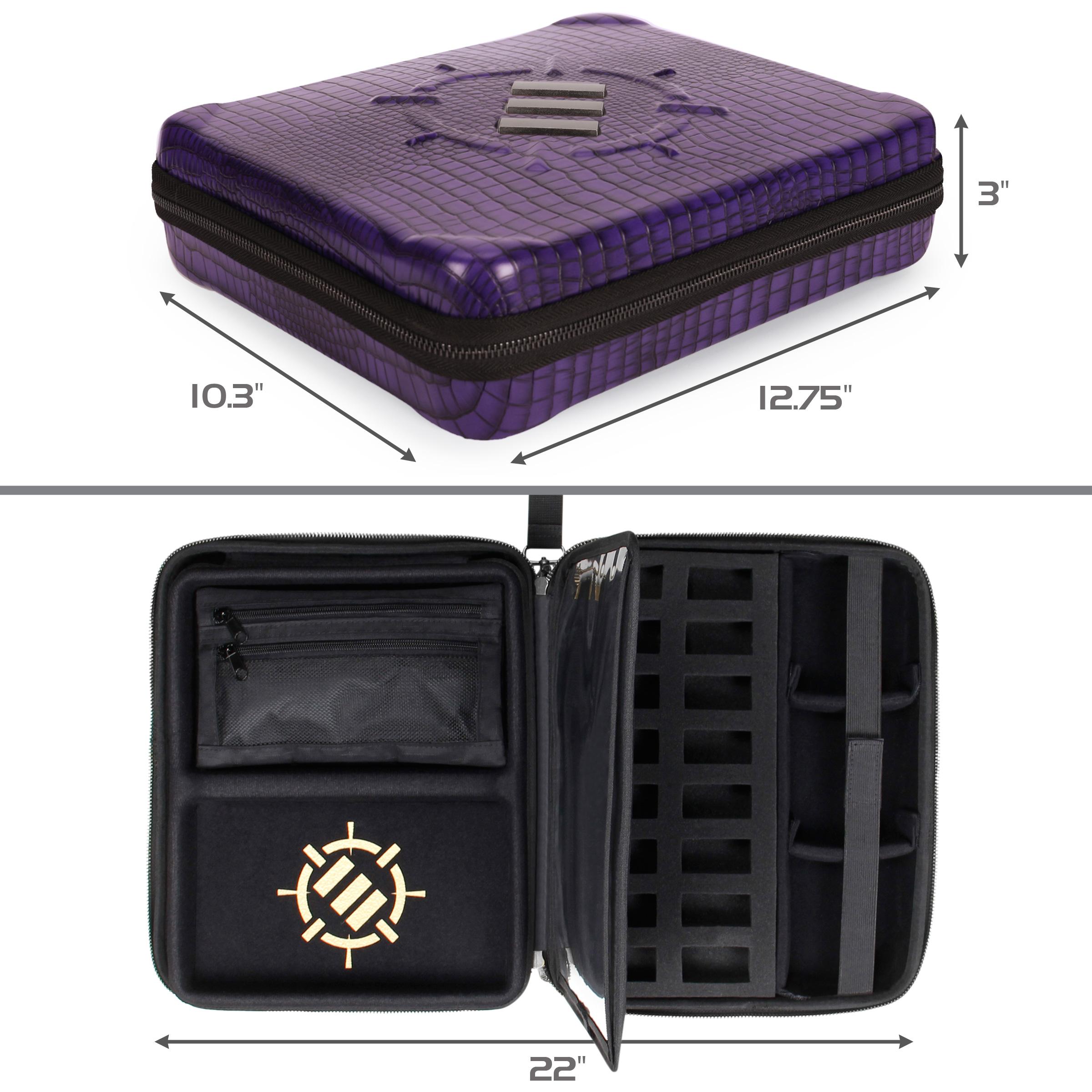 ENHANCE Collector's Edition RPG Organizer Case - Dragon Purple