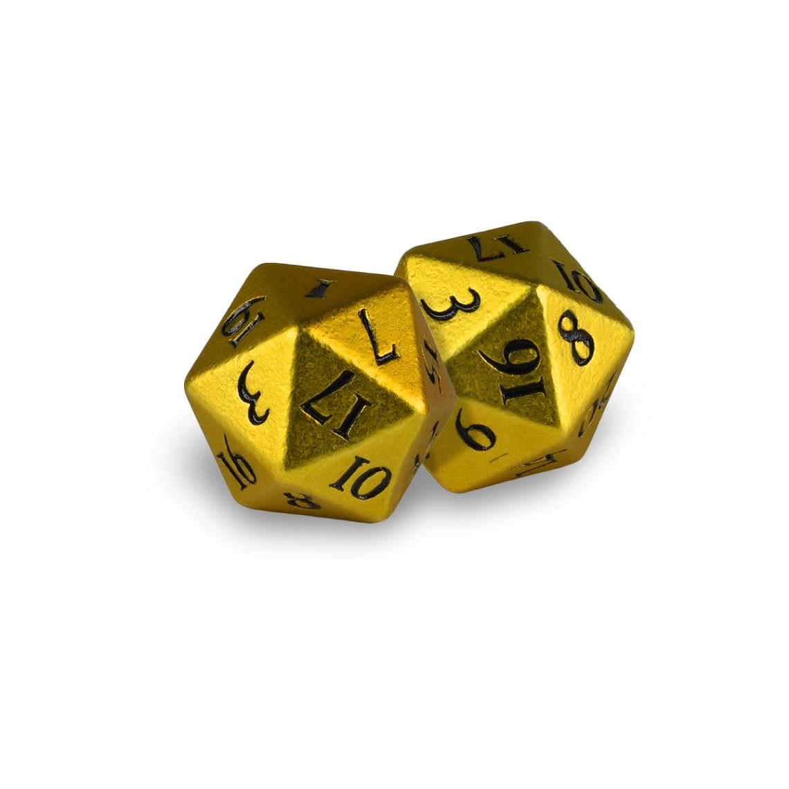 Heavy Metal D20 Dice - Bumblebee Heavy Metal D20 Dice - Bumblebee