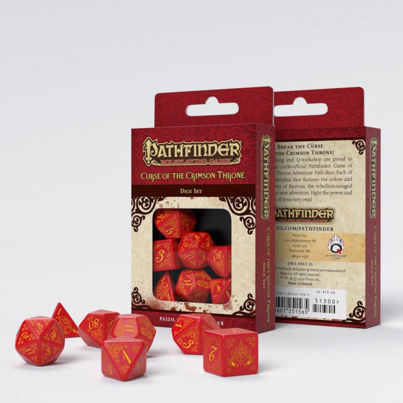 Pathfinder Curse of the Crimson Throne Dice Set (7) Pathfinder Curse of the Crimson Throne Dice Set (7)