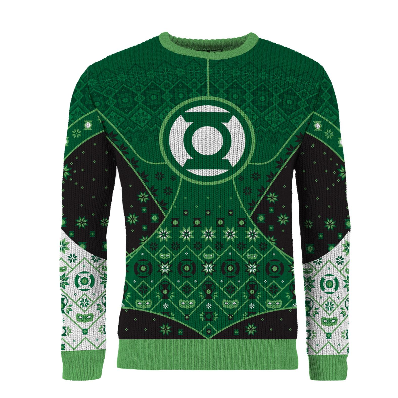 Green Lantern Christmas Jumper - Größe: S Green Lantern Christmas Jumper - Größe: S