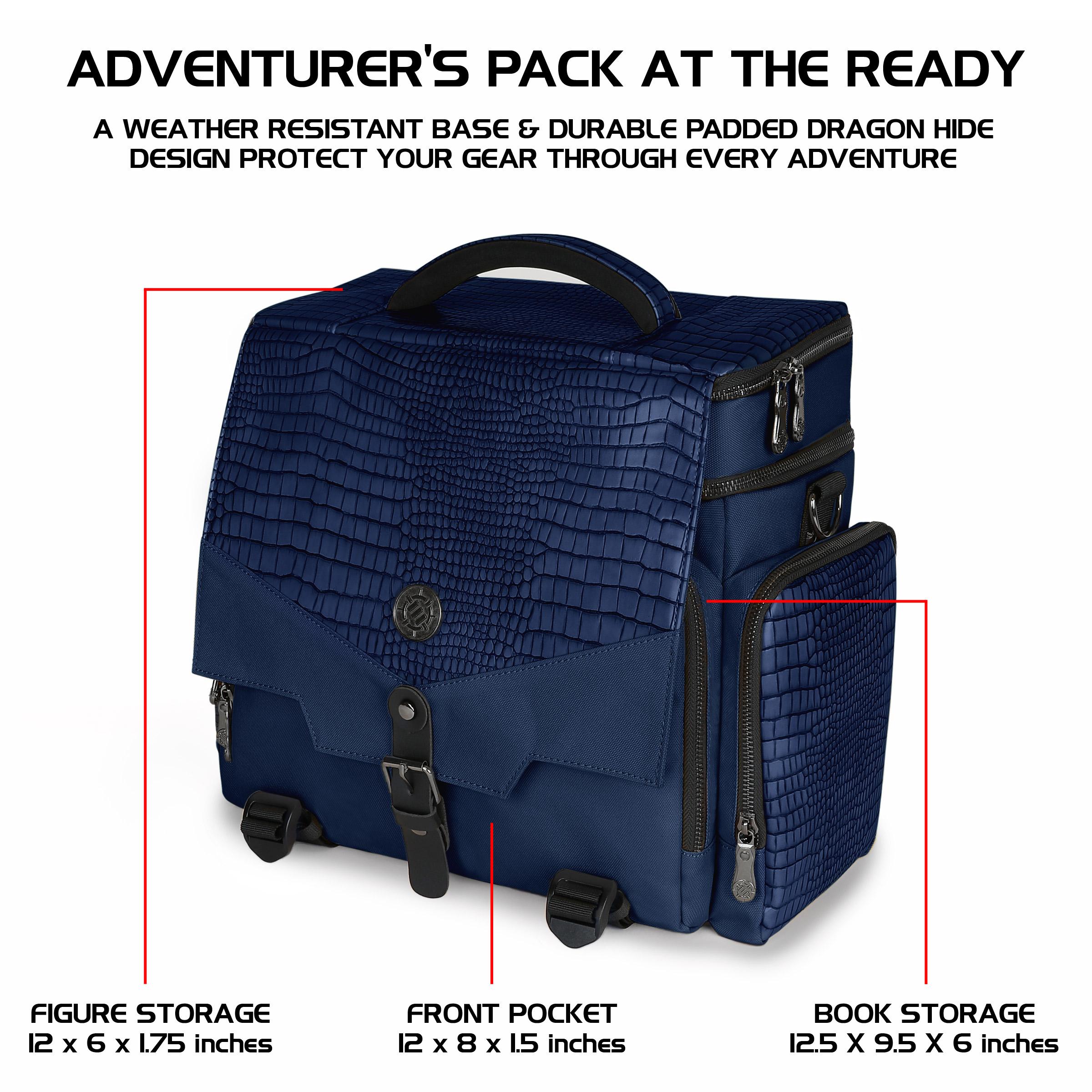 ENHANCE Collector's Edition RPG Adventurer's DnD Bag - Dragon Blue