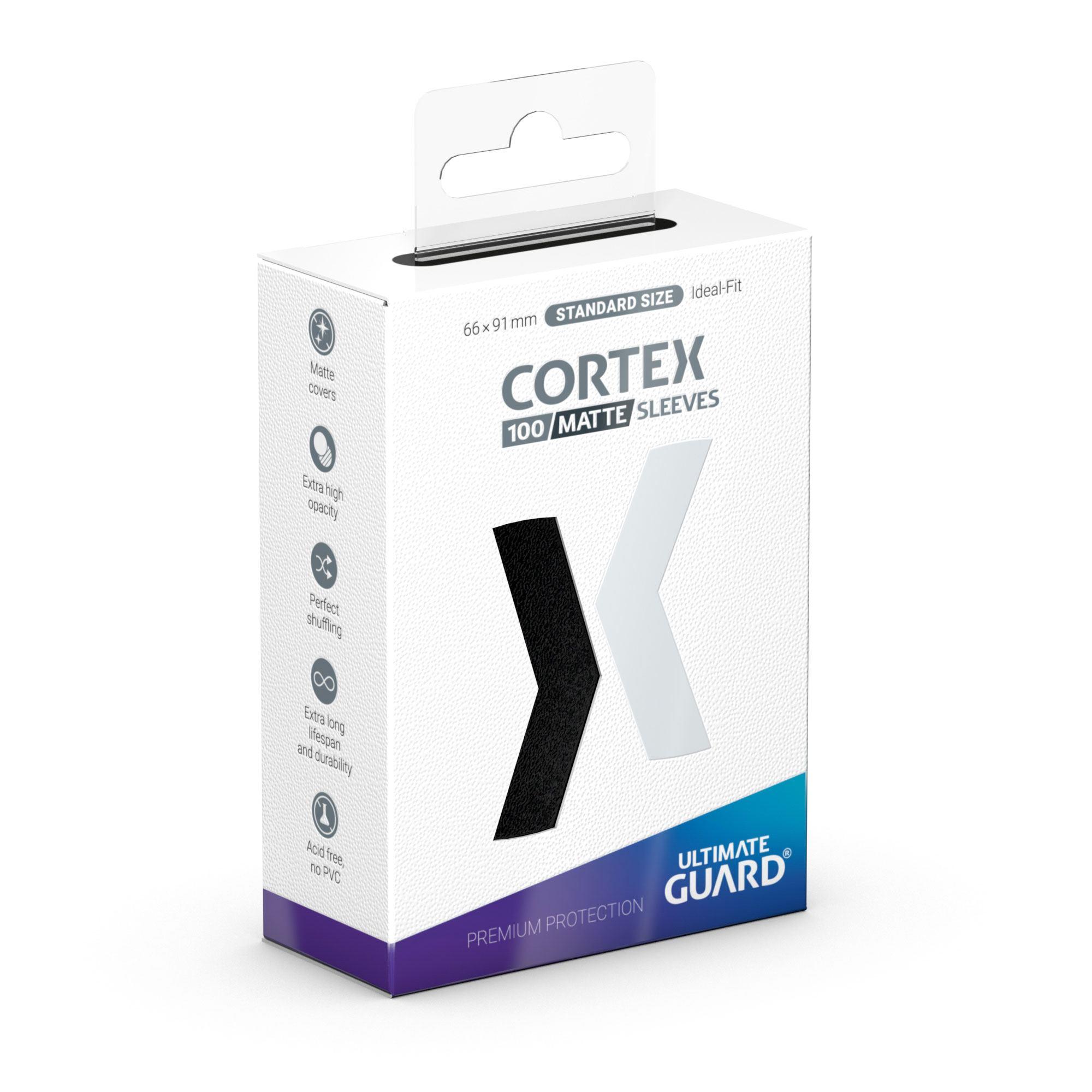 Ultimate Guard Cortex Sleeves (100) Standard Size Matte Black Ultimate Guard Cortex Sleeves (100) Standard Size Matte Black