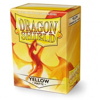 Dragon Shield Card Sleeves - Matte Yellow (100)