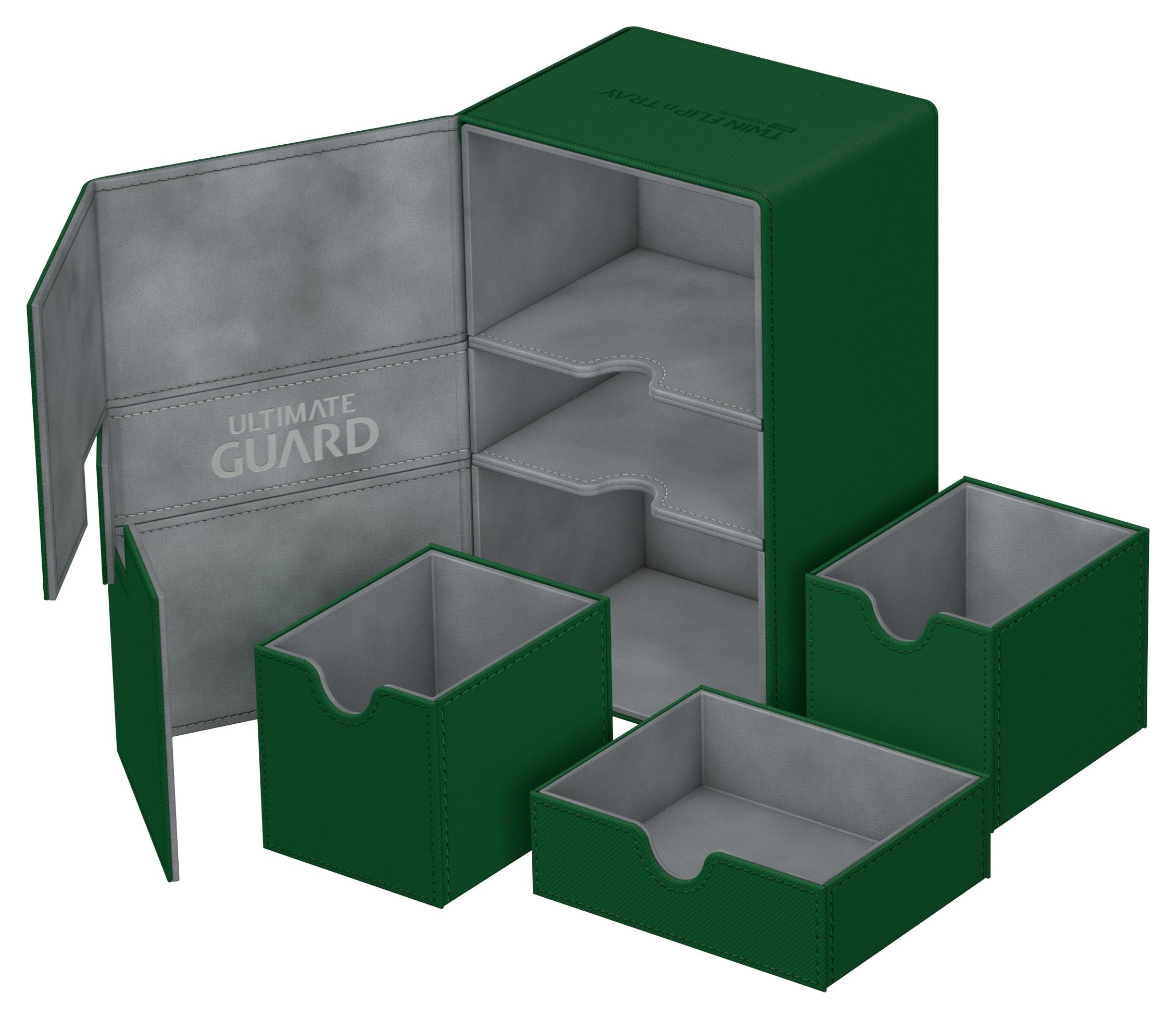 Twin Flip'n'Tray Deck Case 160+ Standard Size XenoSkin Green Twin Flip'n'Tray Deck Case 160+ Standard Size XenoSkin Green