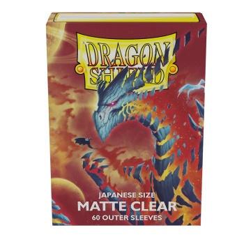 Dragon Shield Japanese Size Matte Clear Outer Sleeves - Clear Cosmere (60)