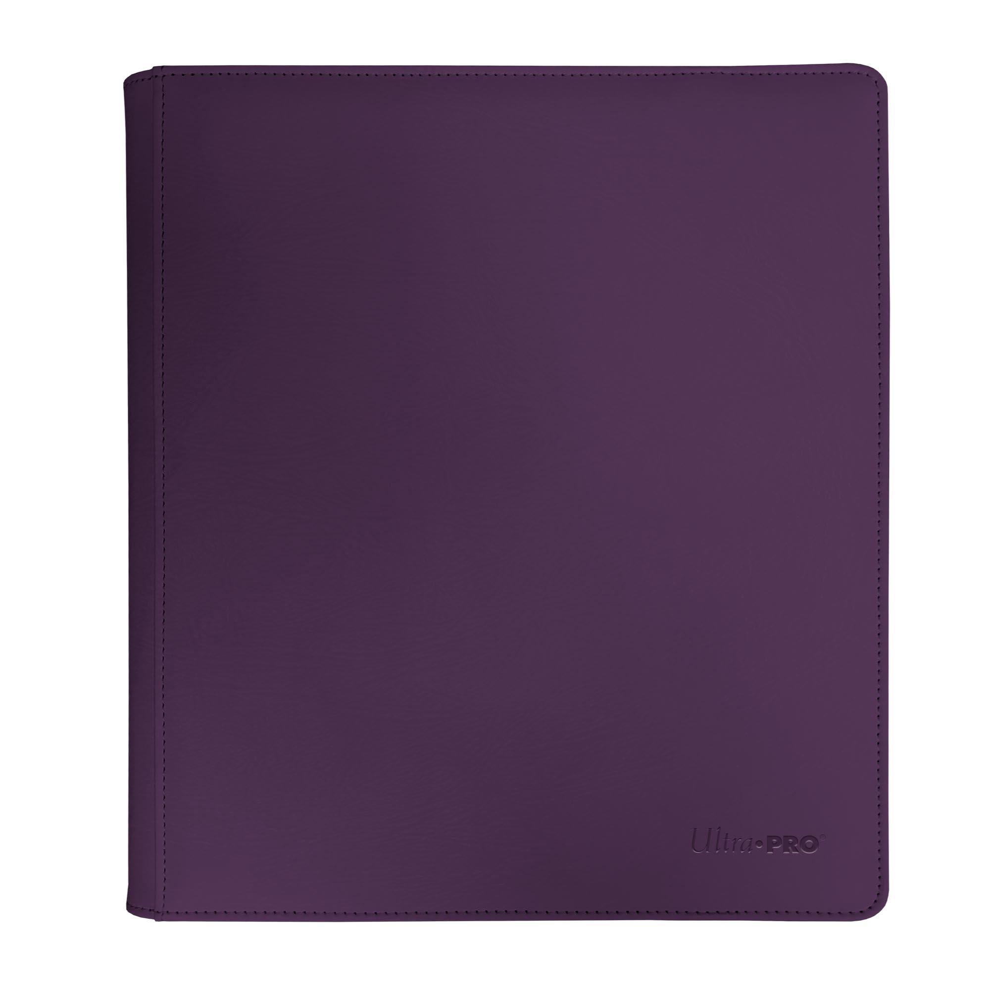 Ultra Pro Vivid 12-Pocket Zippered PRO-Binder - Midnight Plum