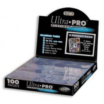 Ultra Pro Platinum 9 pocket Pages (100) Display Ultra Pro Platinum 9 pocket Pages (100) Display