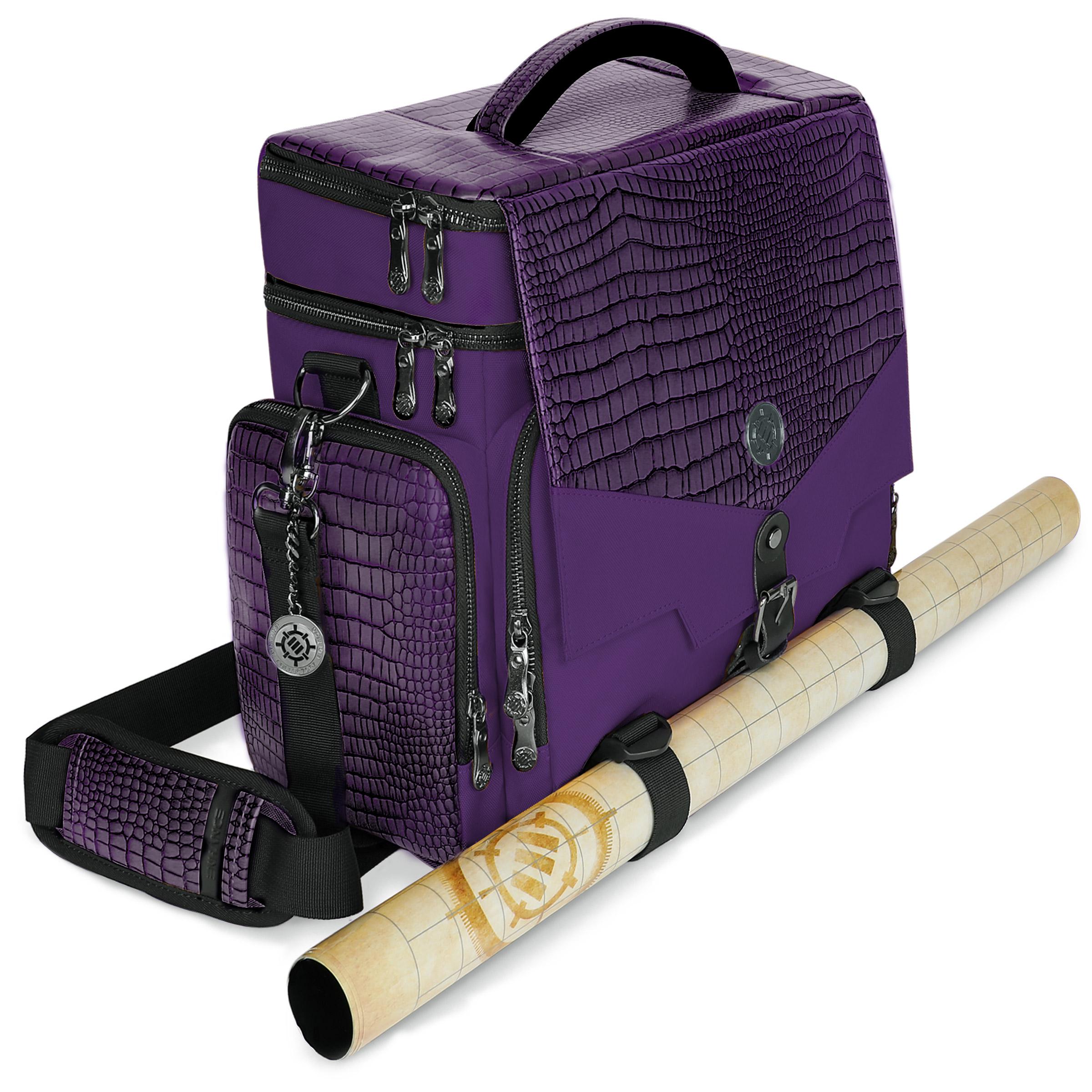 ENHANCE Collector's Edition RPG Adventurer's DnD Bag - Dragon Purple