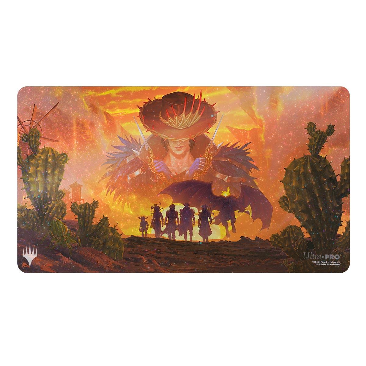 Ultra Pro - Outlaws of Thunder Junction AR Enhanced Holofoil Playmat Z for Magic: The Gathering 